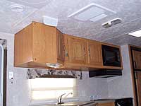 OVERHEAD CABINETS IN GALLEY